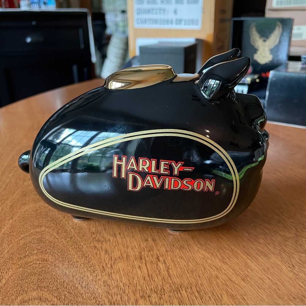 Harley-Davidson Mini Hog Piggy Bank 99401-83Z - NEW in box